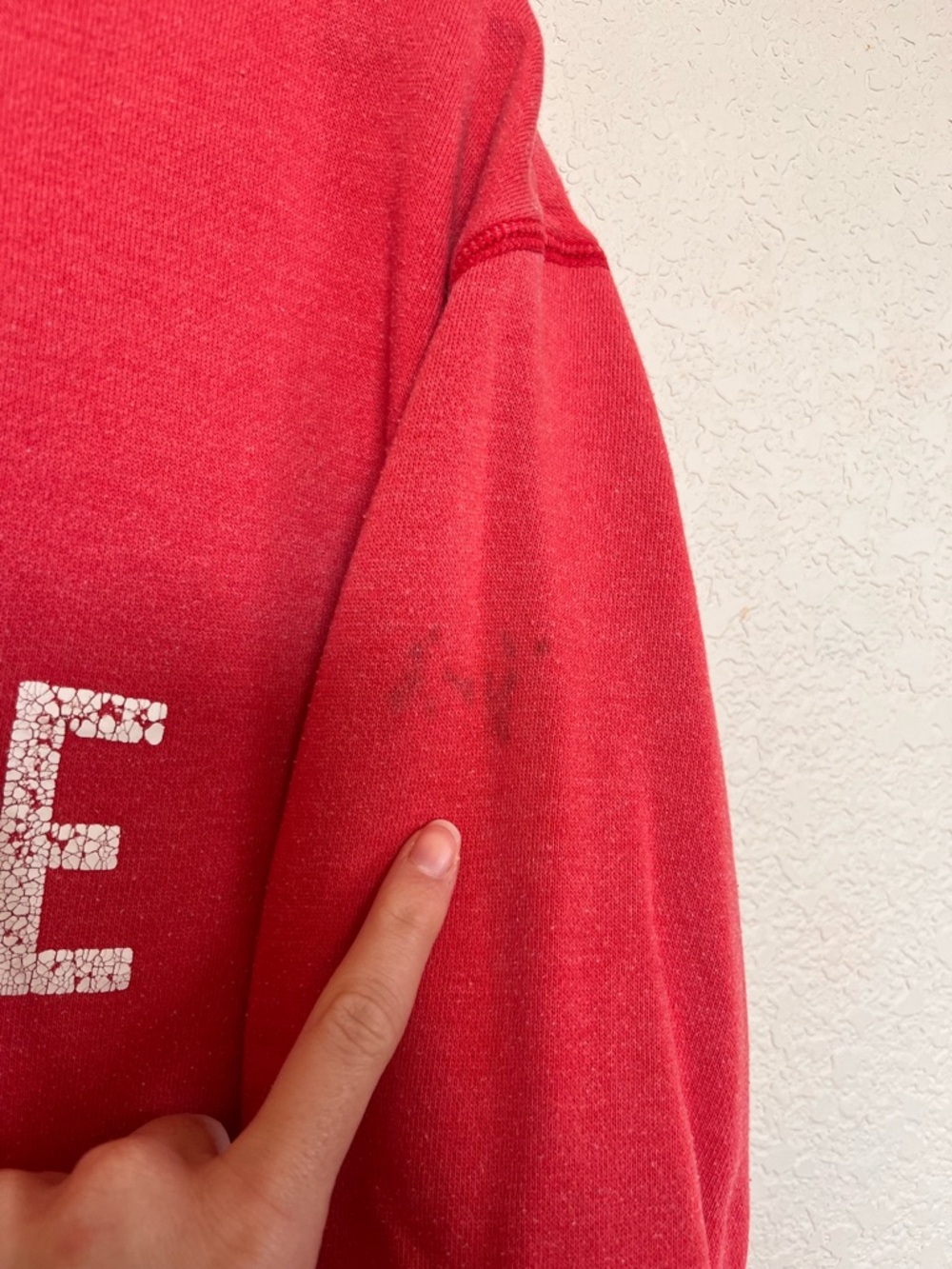 American Eagle Y2K Women’s Red Pullover Hoodie - The Original A.EAGLE - Picture 5 of 10